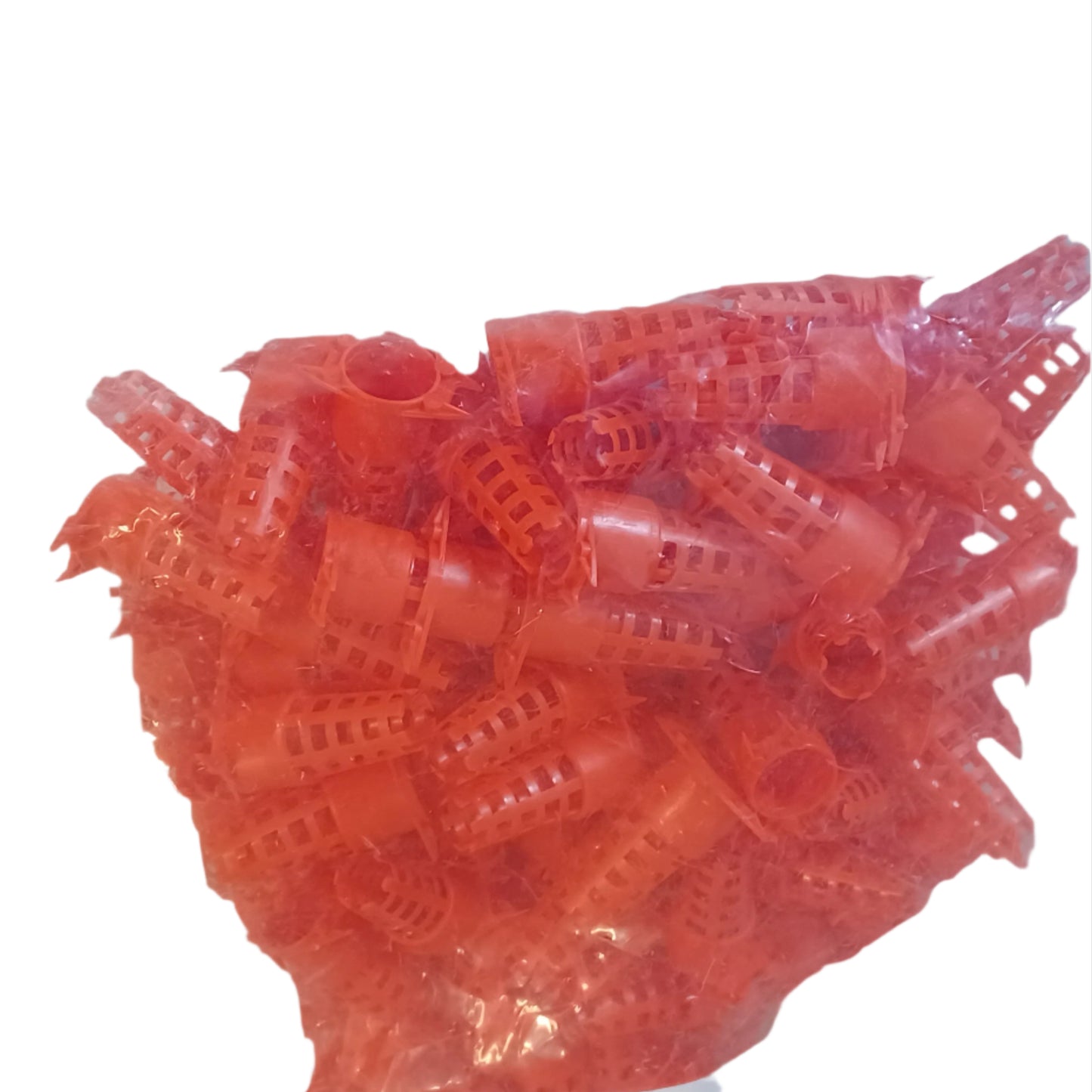 JZ/BZ Red Plastic Queen Cell Protectors