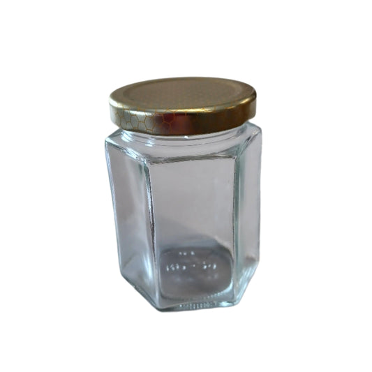 250 Gram 190ml Hex Honey Jar