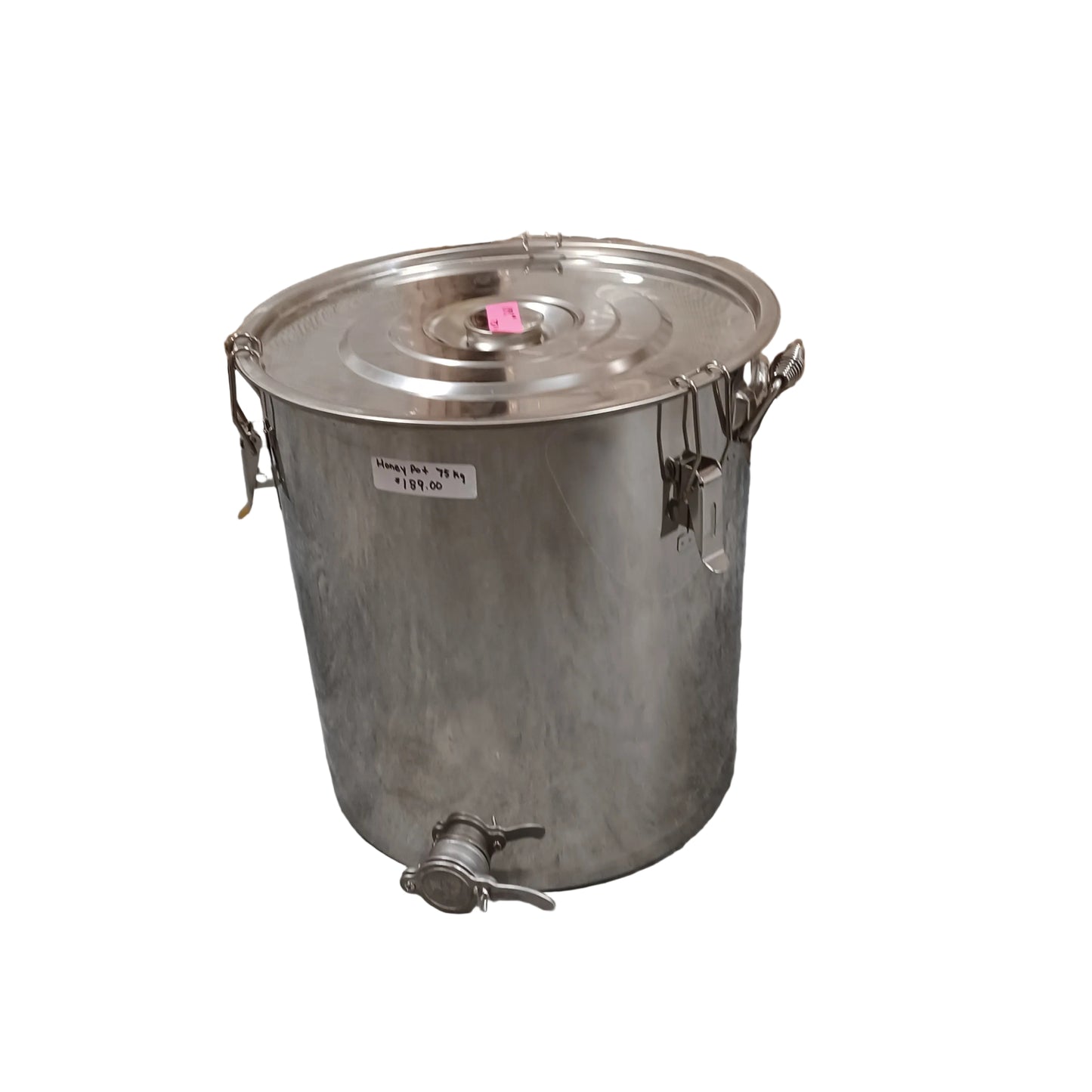 75 kg Stainless Steel Honey Pot With Honey Gate