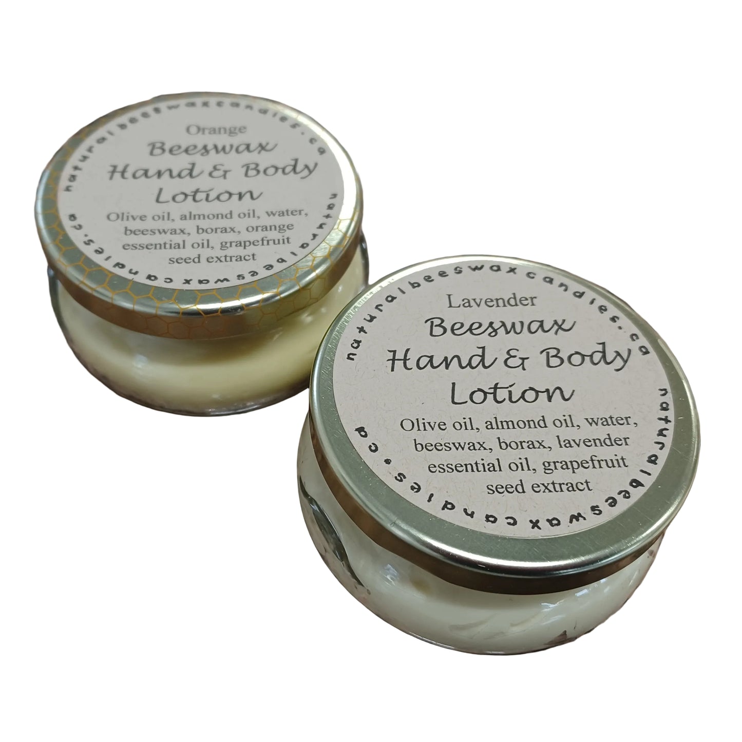 Natural beeswax hand and body lotion