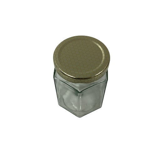 250 Gram 190ml Hex Honey Jar 100400-H